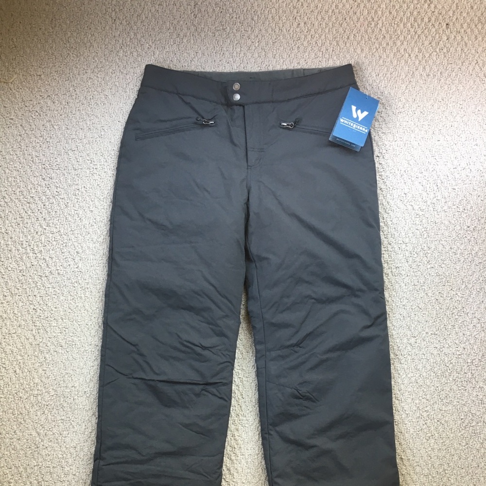 White Sierra Ski Pants L